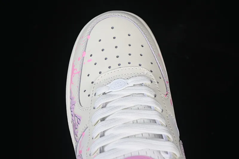 All Categories Nk Air Force 1 Air Force Series Nk Air Force 1 Low Air Force Low Nike Air Force 1'07 Low "Purple Pink Sweet Painting" Hand-painted graffiti Purple Pink Sweet Painting Air Force One Low-top casual sneakers FB1839-122